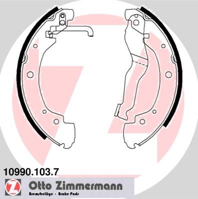 ZIMMERMANN Bremsbackensatz (10990.103.7)