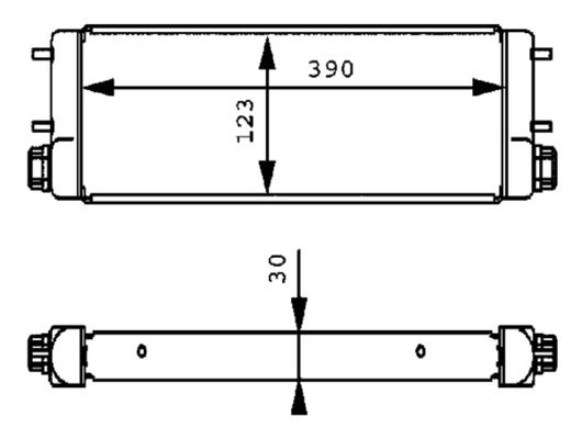 MAHLE Ölkühler, Motoröl (CLC 111 000P)