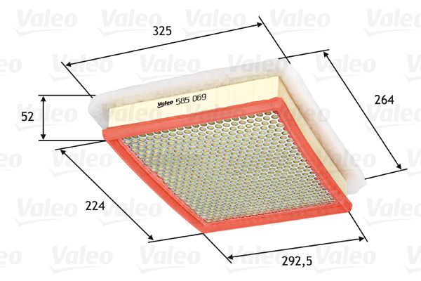 VALEO Luftfilter (585069)