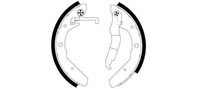 HELLA Bremsbackensatz (8DB 355 000-701)