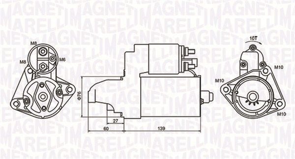 MAGNETI MARELLI Starter (063721050010)