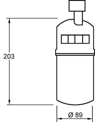 MAHLE Trockner, Klimaanlage (AD 249 000S)