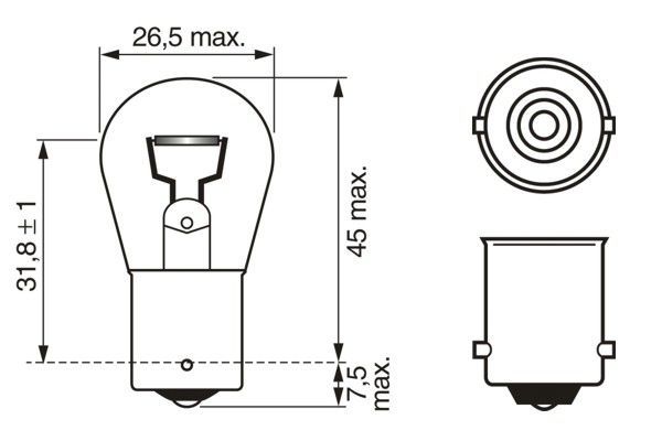 BOSCH Glühlampe, Blinkleuchte (1 987 302 501)