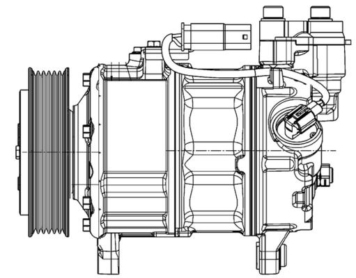 MAHLE Kompressor, Klimaanlage (ACP 600 000P)