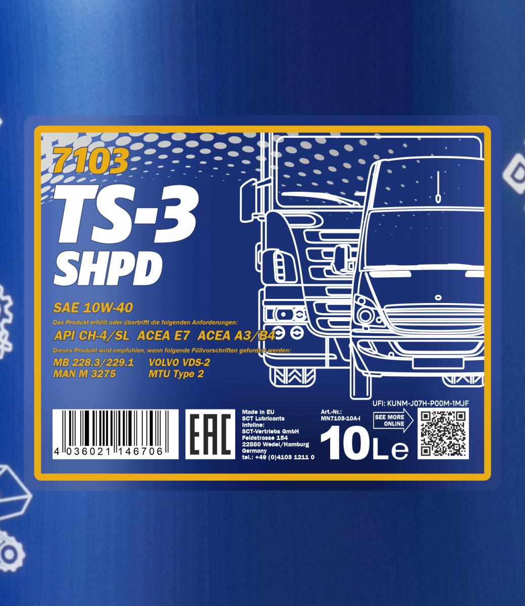 MN TS-3 SHPD 10W-40 Mineral