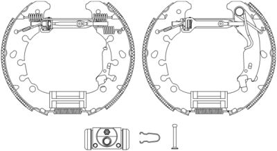 HELLA Bremsbackensatz (8DB 355 005-181)