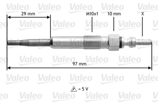 VALEO Glühkerze (345125)