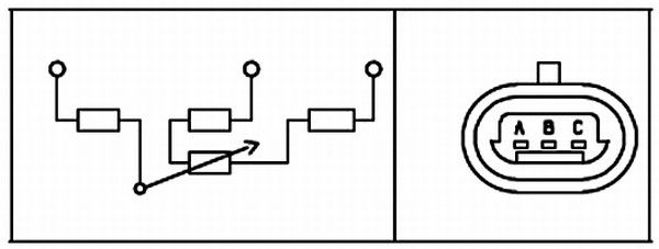 HELLA Sensor, Drosselklappenstellung (6PX 008 476-451)