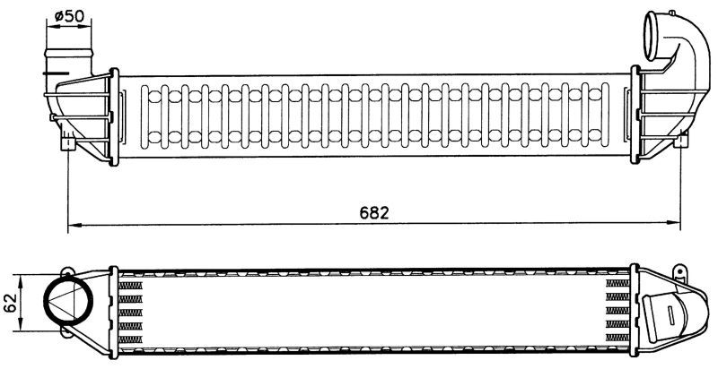 NRF Ladeluftkühler (30139A)