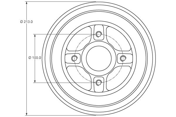 TRW Bremstrommel (DB4363MR)