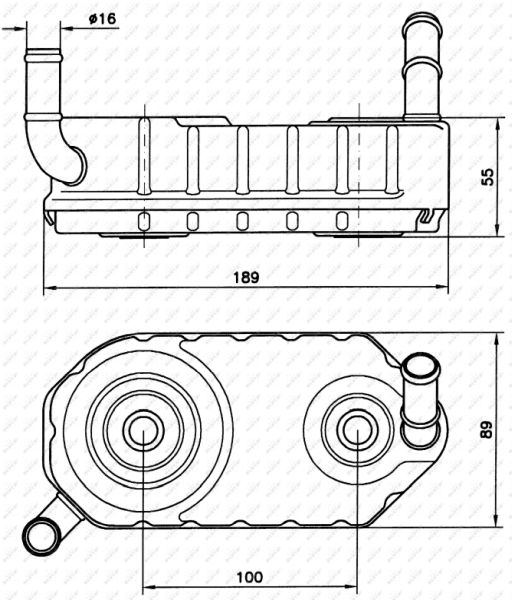 NRF Ölkühler, Automatikgetriebe (31004A)