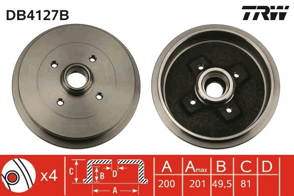 TRW Bremstrommel (DB4127B)