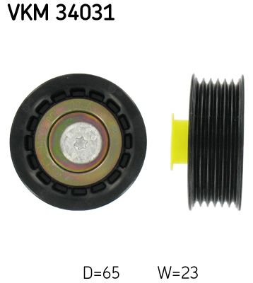 SKF Umlenk-/Führungsrolle, Keilrippenriemen (VKM 34031)