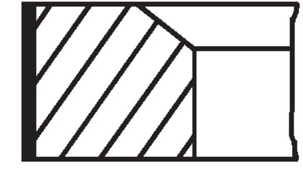 MAHLE Kolbenringsatz (002 19 N0)