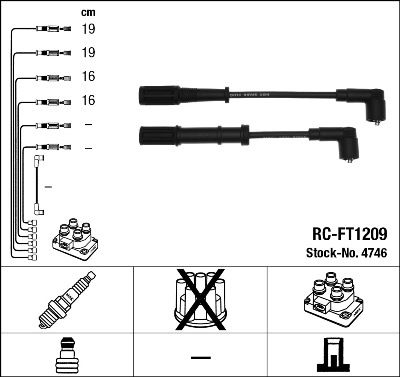 NGK Zündleitungssatz (4746)