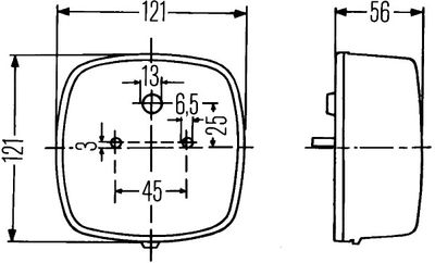 HELLA Heckleuchte (2SE 002 578-701)