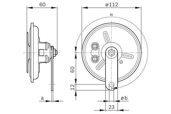 BOSCH Horn (0 986 320 310)