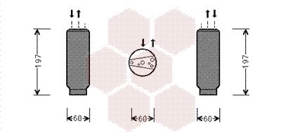 VAN WEZEL Trockner, Klimaanlage (0200D146)