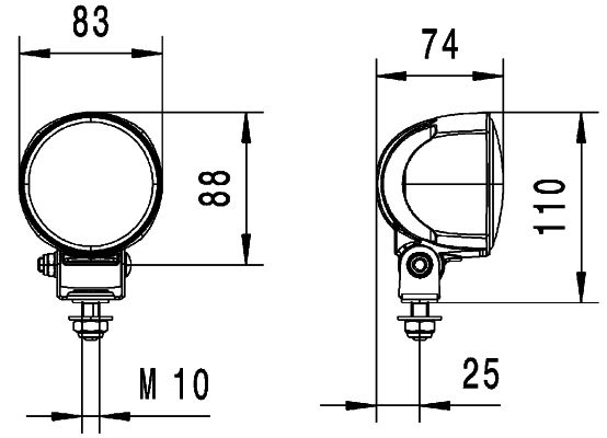 HELLA Arbeitsscheinwerfer (1G0 996 576-041)