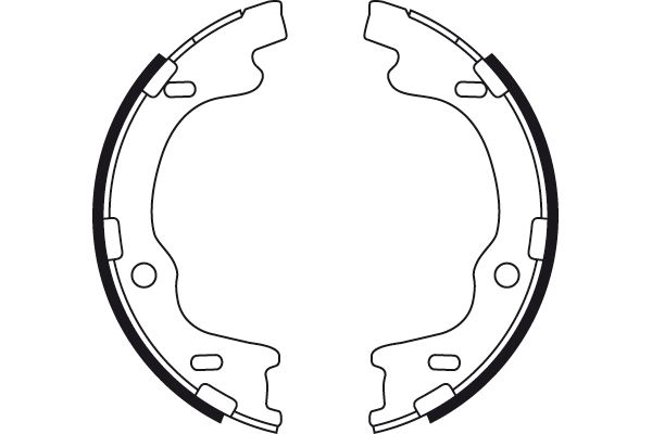 TRW Bremsbackensatz, Feststellbremse (GS8757)