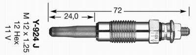 NGK Glühkerze (7906)