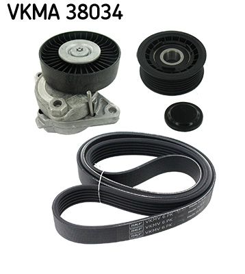 SKF Keilrippenriemensatz (VKMA 38034)