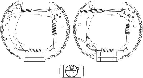 TEXTAR Bremsbackensatz (84053000)