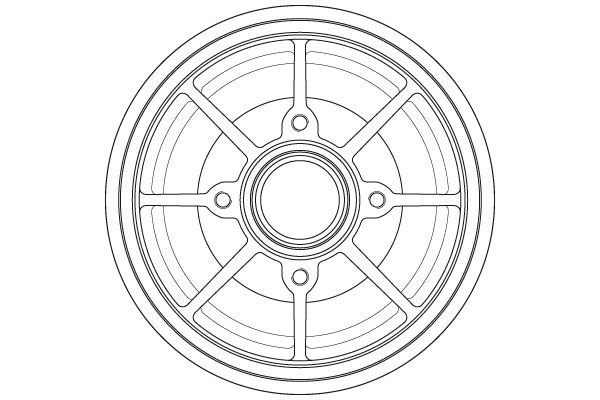 TRW Bremstrommel (DB4546MR)