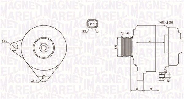 MAGNETI MARELLI Generator (063731959010)