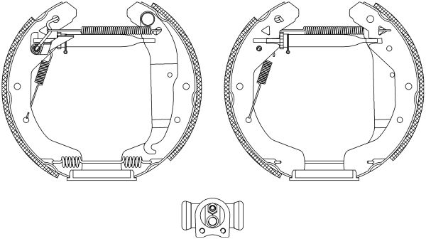 TEXTAR Bremsbackensatz (84049001)