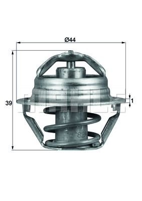 MAHLE Thermostat, Kühlmittel (TX 90 82D)