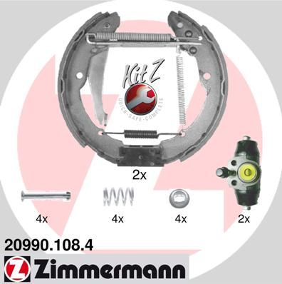 ZIMMERMANN Bremsbackensatz (20990.108.4)