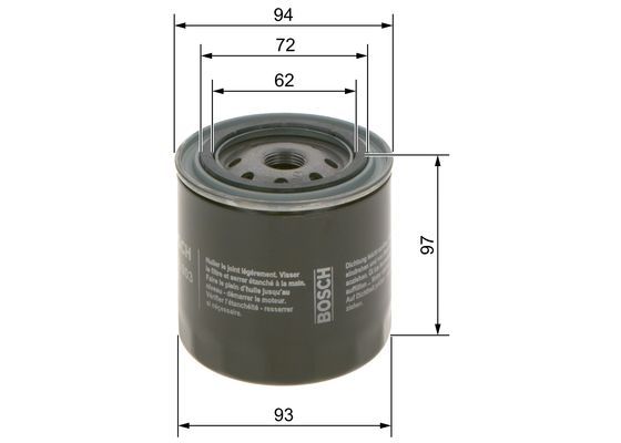 BOSCH Ölfilter (0 986 452 003)