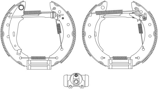 HELLA Bremsbackensatz (8DB 355 004-291)