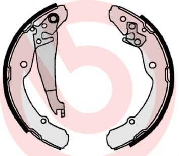 BREMBO Bremsbackensatz (S 85 516)