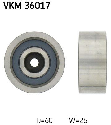 SKF Umlenk-/Führungsrolle, Keilrippenriemen (VKM 36017)