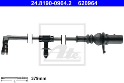 ATE Warnkontakt, Bremsbelagverschleiß (24.8190-0964.2)