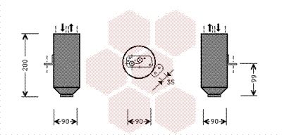 VAN WEZEL Trockner, Klimaanlage (0600D217)