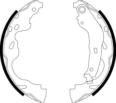 HELLA PAGID Bremsbackensatz (8DB 355 002-891)