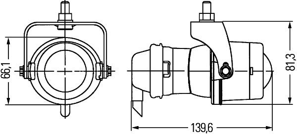 HELLA Nebelscheinwerfer (1NL 008 090-001)