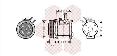 VAN WEZEL Kompressor, Klimaanlage (0700K108)