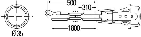 HELLA Zusatzblinkleuchte (2BM 003 563-111)