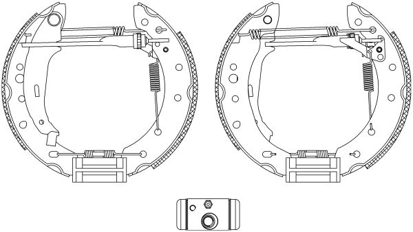 TEXTAR Bremsbackensatz (84061801)