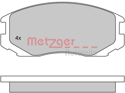 METZGER Bremsbelagsatz, Scheibenbremse (1170294)