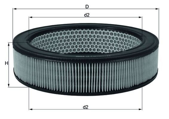 KNECHT Luftfilter (LX 1)