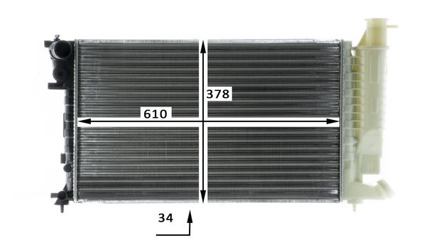 MAHLE Kühler, Motorkühlung (CR 481 000S)