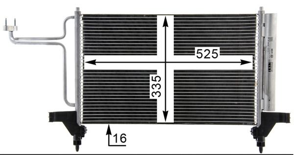 MAHLE Kondensator, Klimaanlage (AC 787 000S)