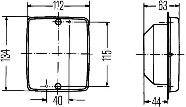 HELLA Nebelschlussleuchte (2NE 003 236-301)