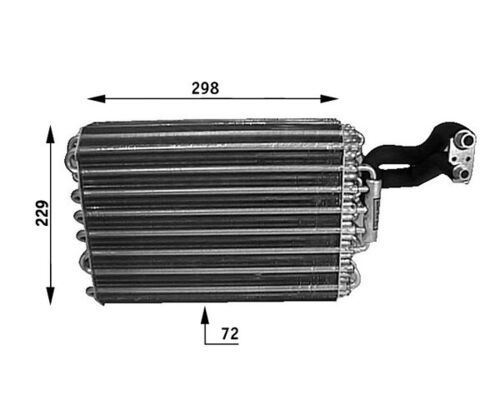 MAHLE Verdampfer, Klimaanlage (AE 31 000S)