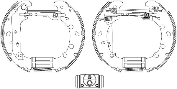 TEXTAR Bremsbackensatz (84057301)